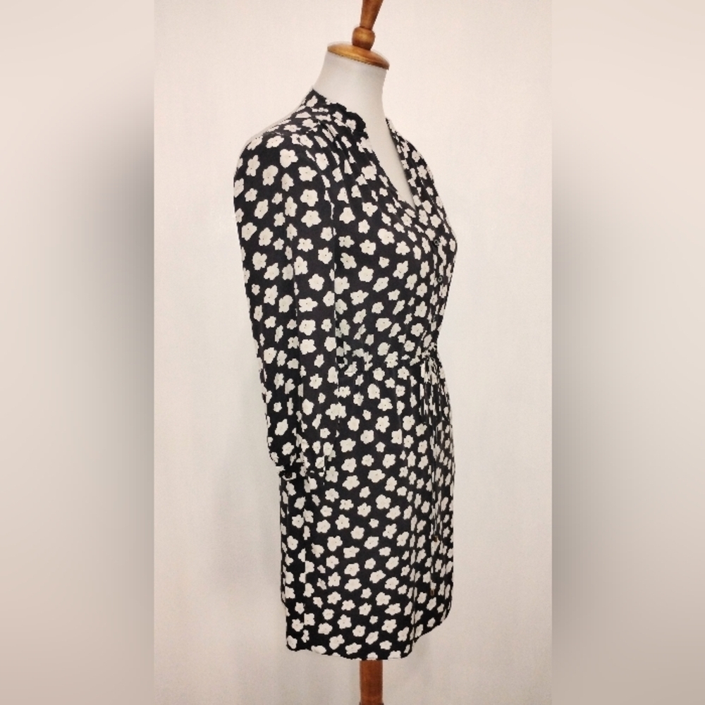 KATE SPADE FLORAL SILK DRESS - Picture 8 of 11